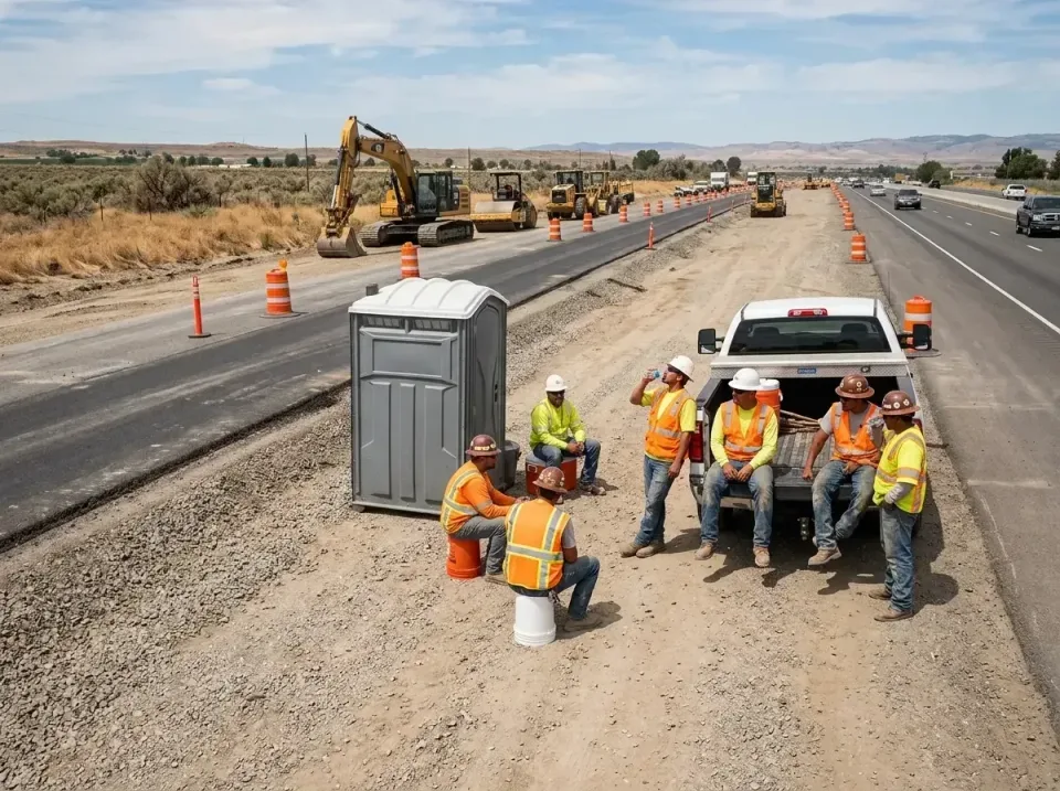 highway-road-construction-crew-007 — frequently asked questions, Porta Potty and Restroom Rentals in Bayfield, CO